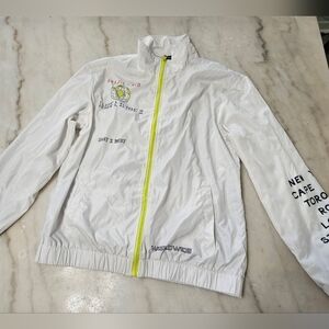 Mens Windbreaker, Brooklyn, Brazil, Tokyo, East x West, Size Medium